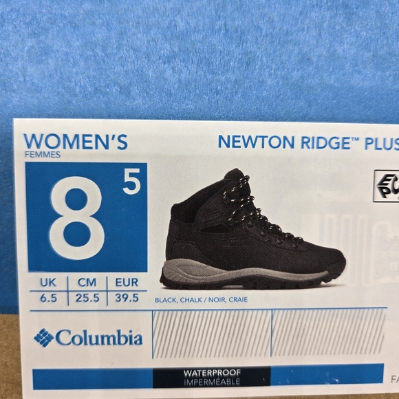 New Columbia Newton Ridge Plus Women's Waterproof Hiking Boots Size 8.5 - Picture 8 of 8